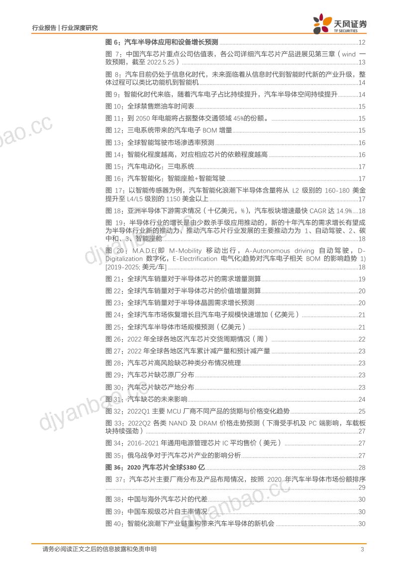 83-【天风证券】汽车芯片:电动化乘势而行,智能化浪潮之巅 第3页