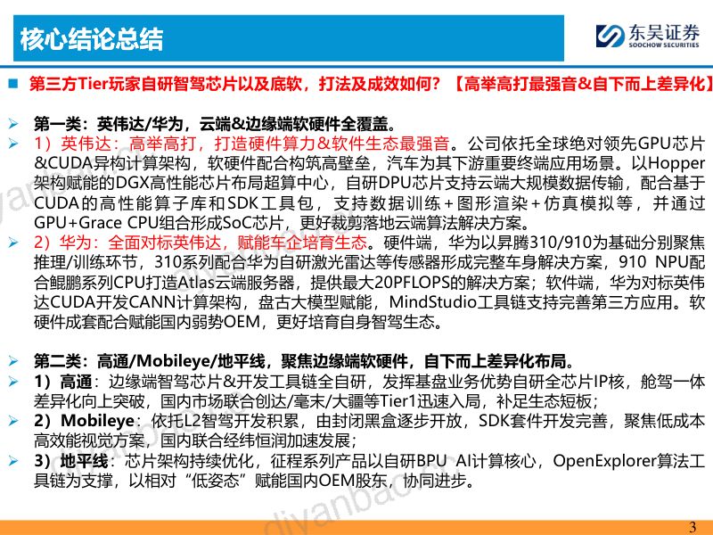 109-【东吴证券】AI+汽车智能化系列之三：充分重视OEM自研智驾芯片的长期意义 第3页
