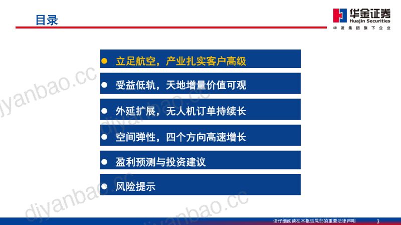 【华金证券】深度报告:受益卫星互联网爆发与军工反弹,高弹性标的 第3页