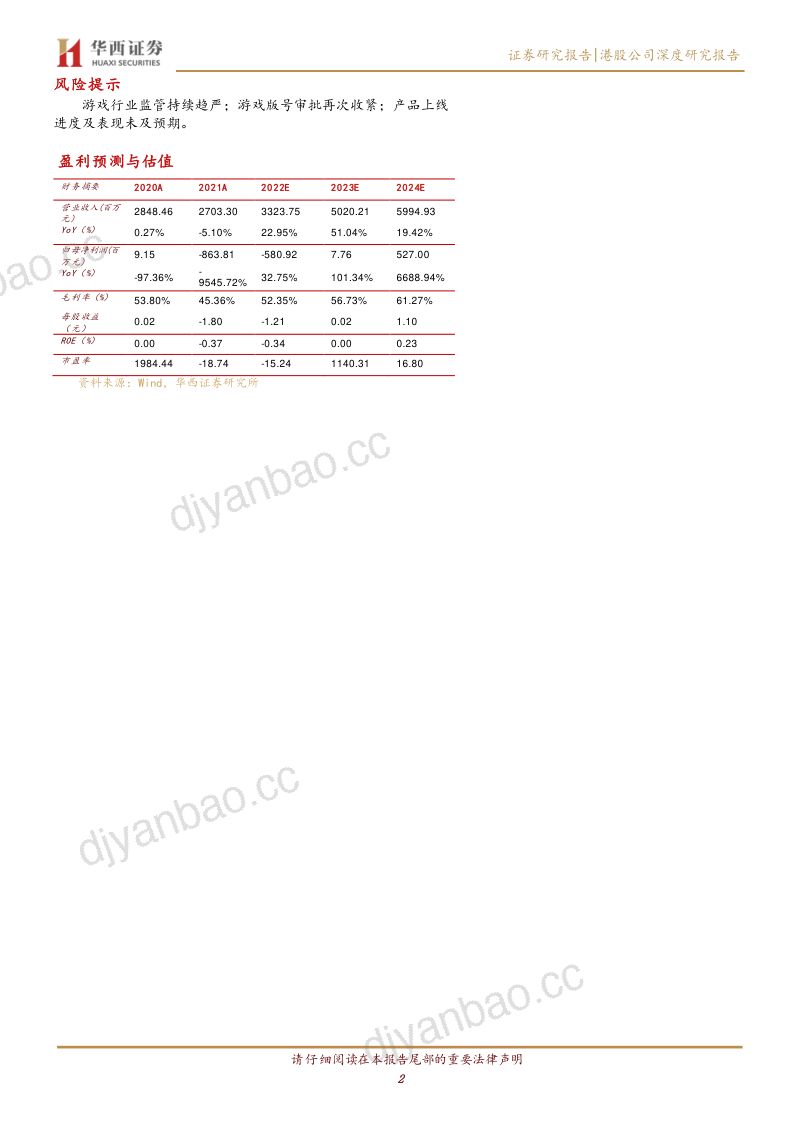 92-【华西证券】深度报告:TapTap游戏双轮驱动,新品矩阵印证研发突破 第2页