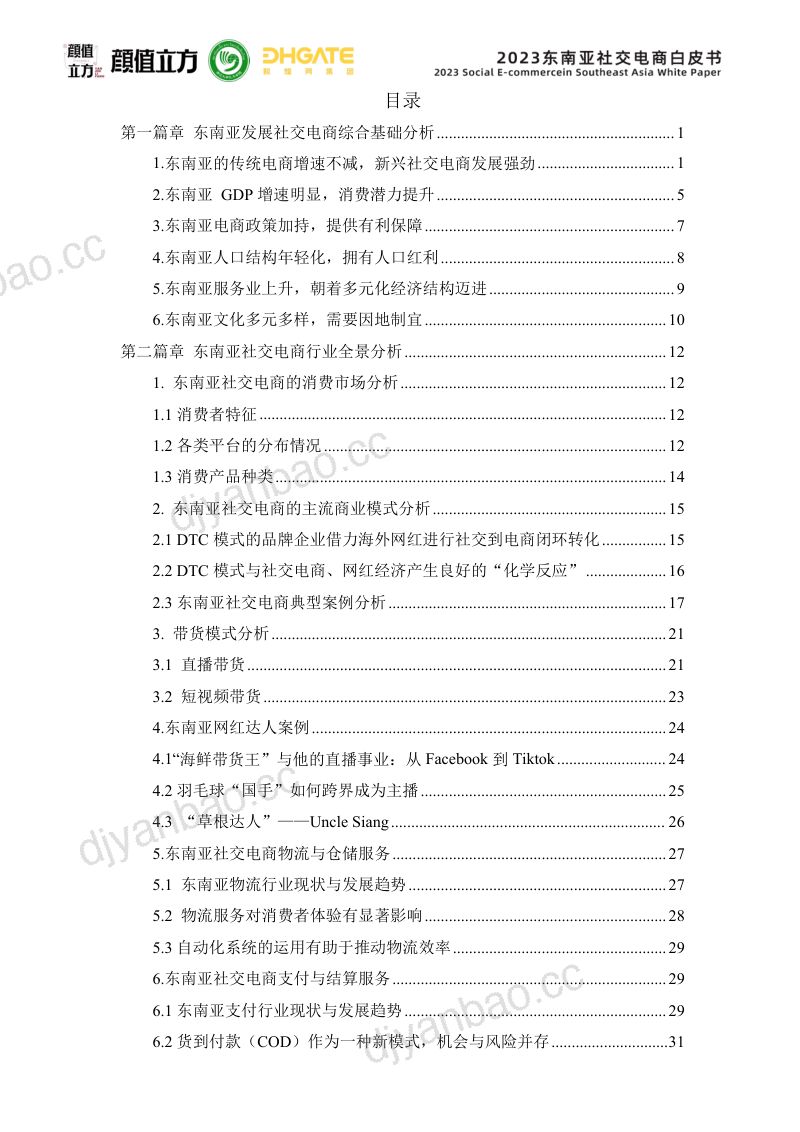 【颜值立方】2023东南亚社交电商白皮书 第2页