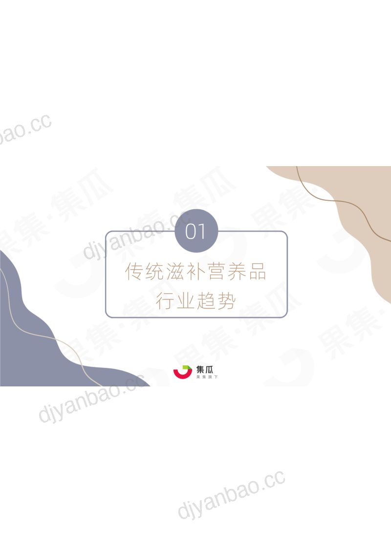 【集瓜数据】传统滋补营养品2022Q1社媒电商营销分析报告 第3页