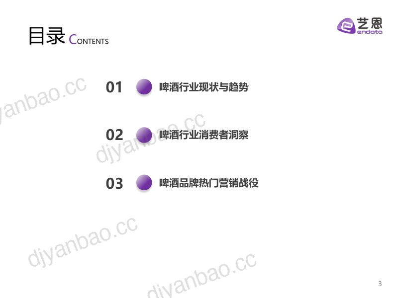 22-【艺恩】啤酒赛道舆情趋势洞察 第3页
