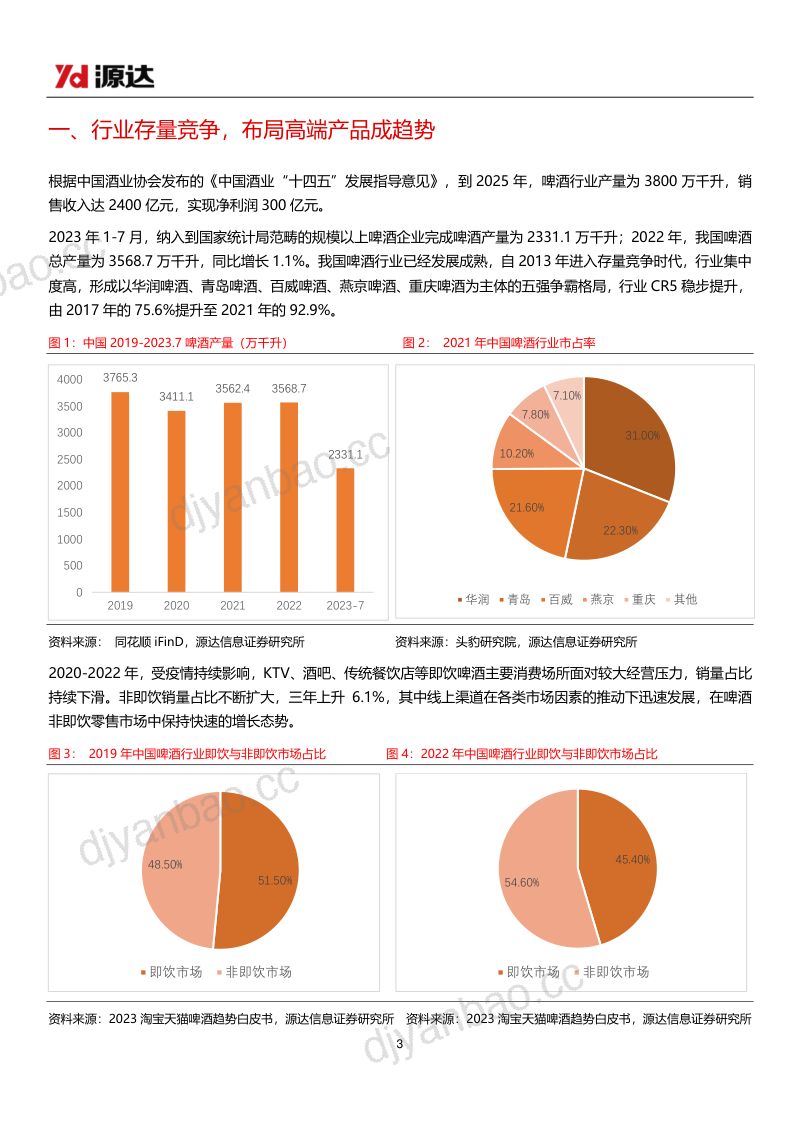 5-【源达信息】啤酒专题研究系列一：产品高端化成趋势，澳麦“双反”终止迎利好 第3页