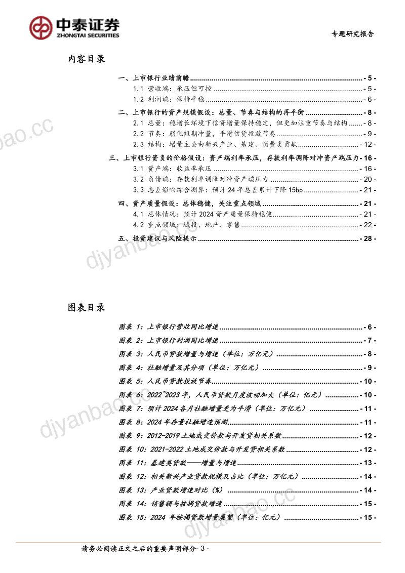 46-【中泰证券】银行业绩前瞻（4Q23—24年）、假设：总量、节奏与结构再平衡 第3页
