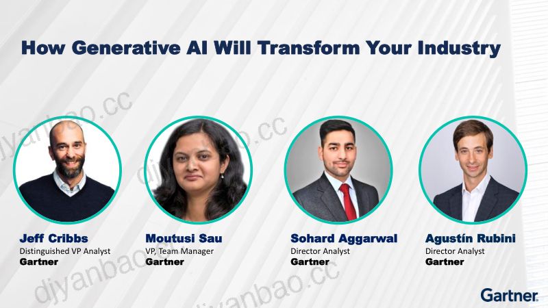 【Gartner】【会议演讲 PPT 】 Gartner 生成式 AI 将会切实改变您的行业 第3页