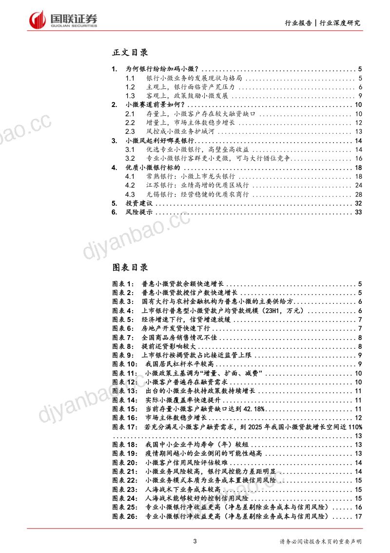 13-【国联证券】银行业:小微业务有望成为银行的主要增长动力之一 第3页