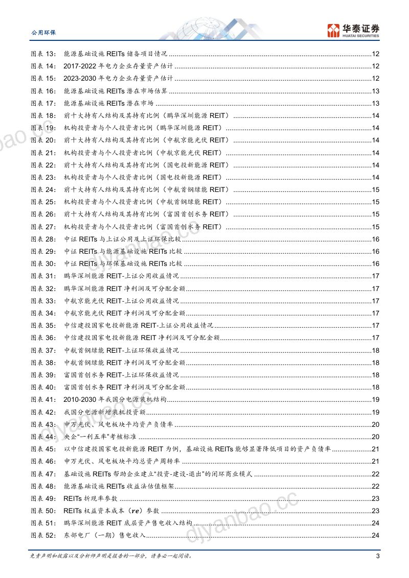 【华泰证券】公用环保专题研究：REITs开启公用事业新基建时代 第3页