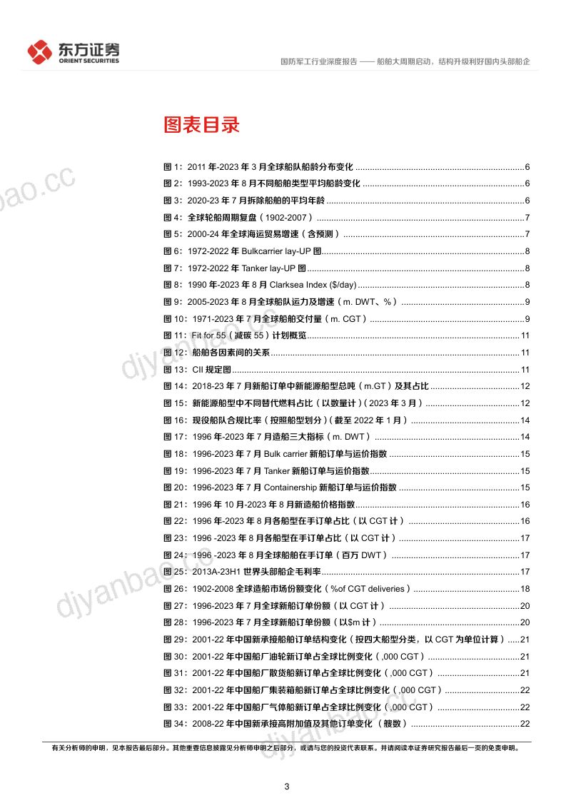 7-【东方证券】船舶大周期启动，结构升级利好国内头部船企 第3页