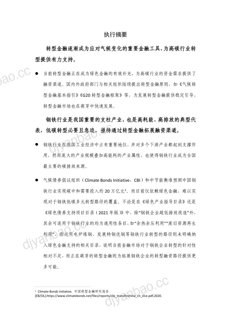【中央财经大学】钢铁行业转型金融应用指引 第3页