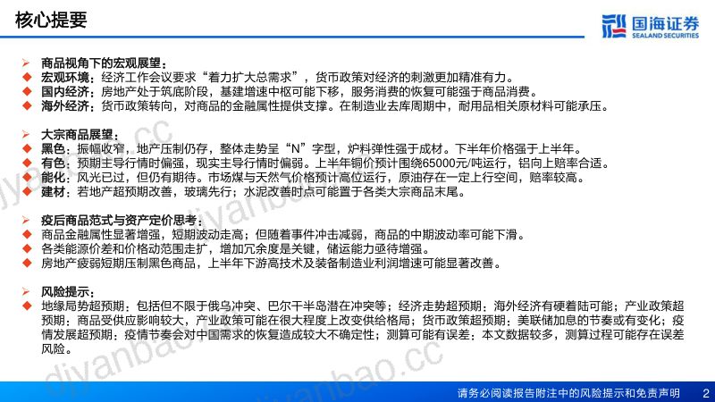 【国海证券】钢铁：2023年大宗商品机会展望 第2页