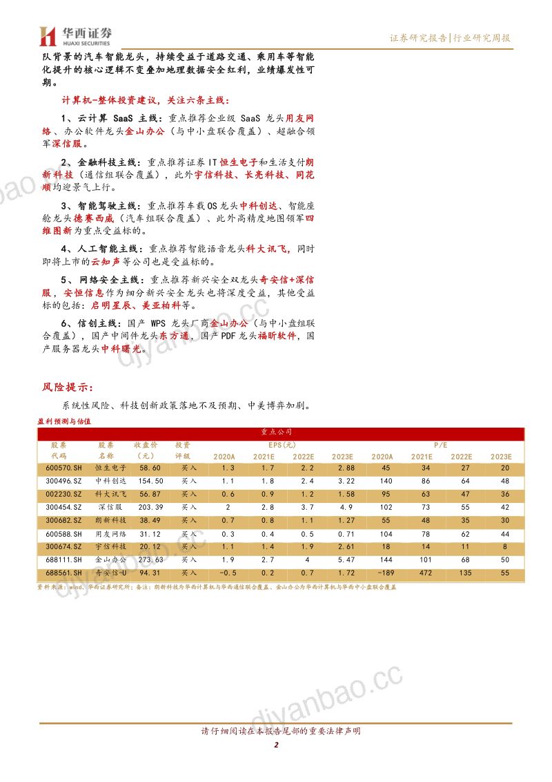 77-【华西证券】数据安全两大风口之一：地理数安 第2页