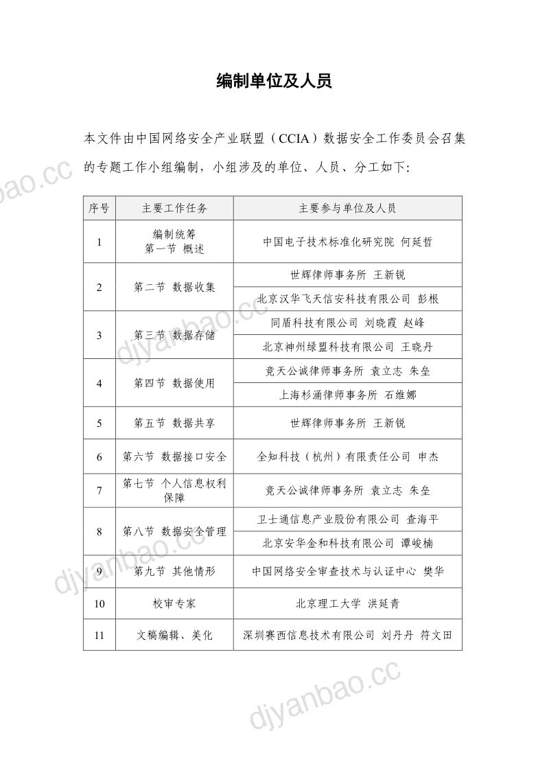 67-【CCIA数据工作安全委员会】“健康码”数据安全和个人信息保护措施与建议 第3页