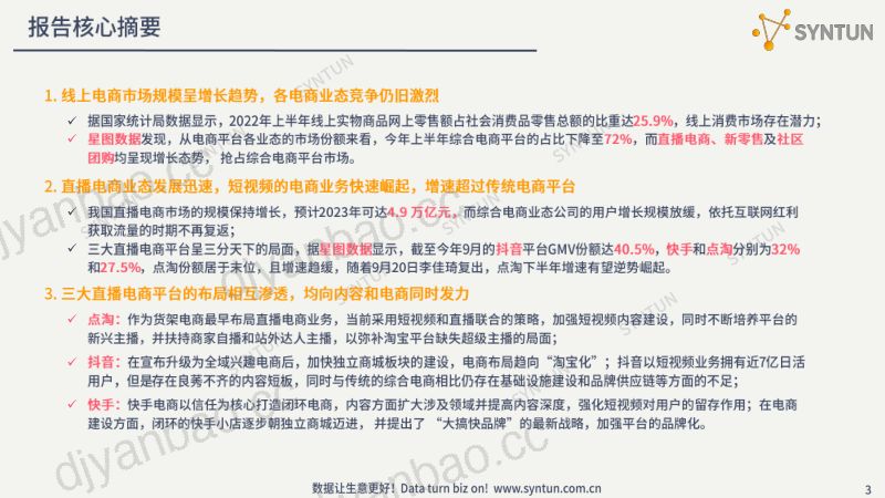 【星图数据】直播电商趋势发展分析报告 第3页