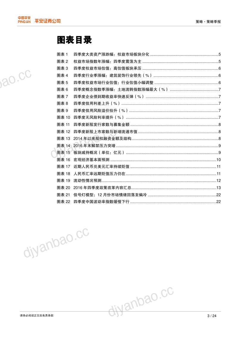 【平安证券】2017年一季度大类资产配置报告:流动性趋紧环境下的资产轮动 第3页