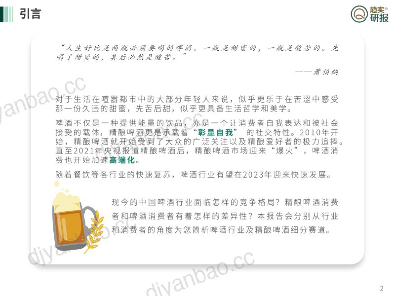 [新生代研究院]精酿啤酒风正起 ，撬动行业增长极——中国啤酒市场纵览-GSI 第2页