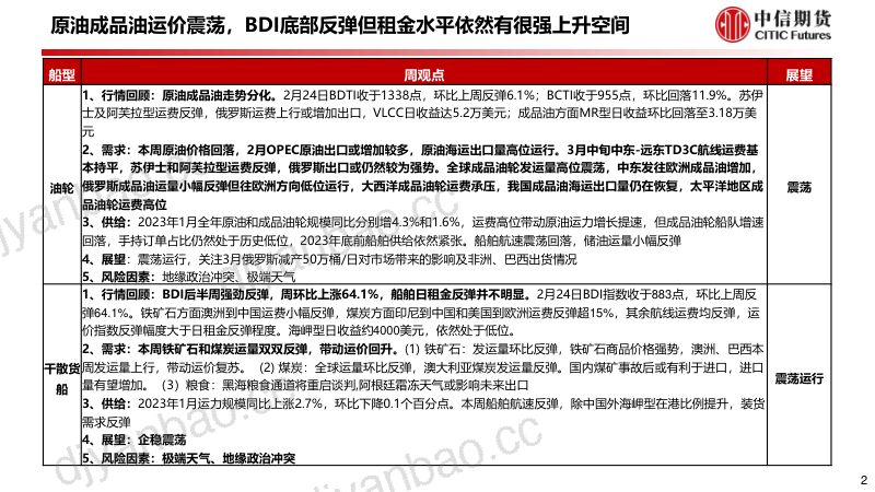 大宗商品贸易&航运周度观察:新交所集装箱衍生品上市,油运震荡干散货底部反弹 第3页
