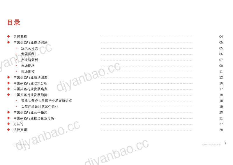 【头豹研究院】中国头盔行业概览 第3页
