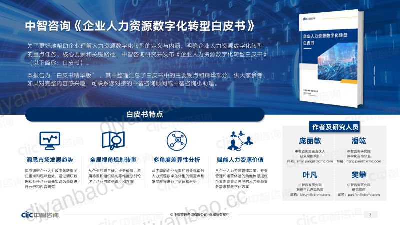 [中智咨询]企业人力资源数字化转型白皮书（精华版） 第3页