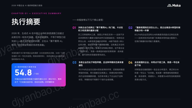 Moka AI:2026 中国企业 AI 组织转型能力报告 第3页