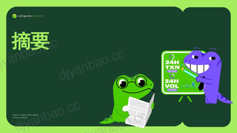 CoinGecko：2026年第一季度加密货币行业报告 第3页