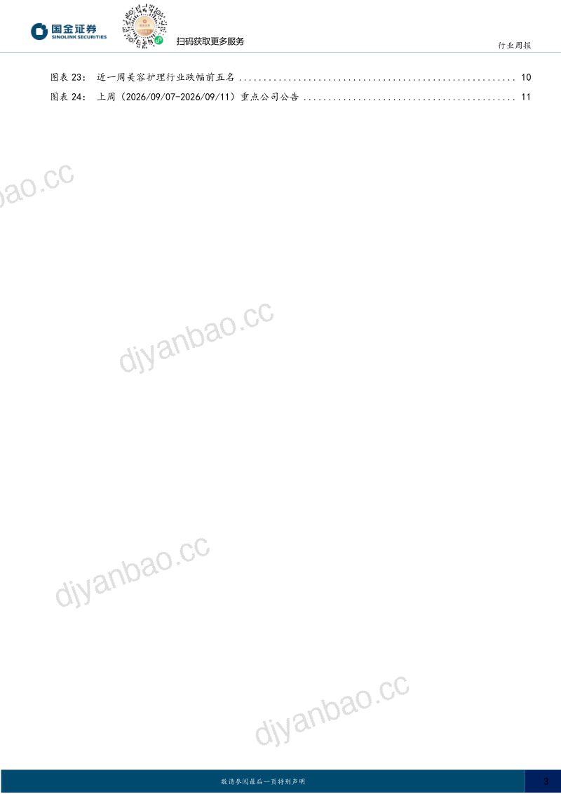 【国金证券】耐用消费产业行业研究:8月服装线上零售仍有压力;贝泰妮水光针获批-260914 第3页