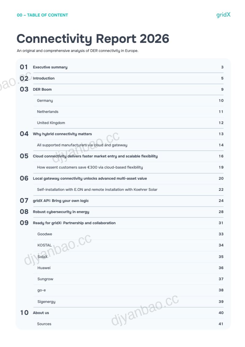 gridX：2026欧洲分布式能源互联互通洞察报告（英文版） 第2页