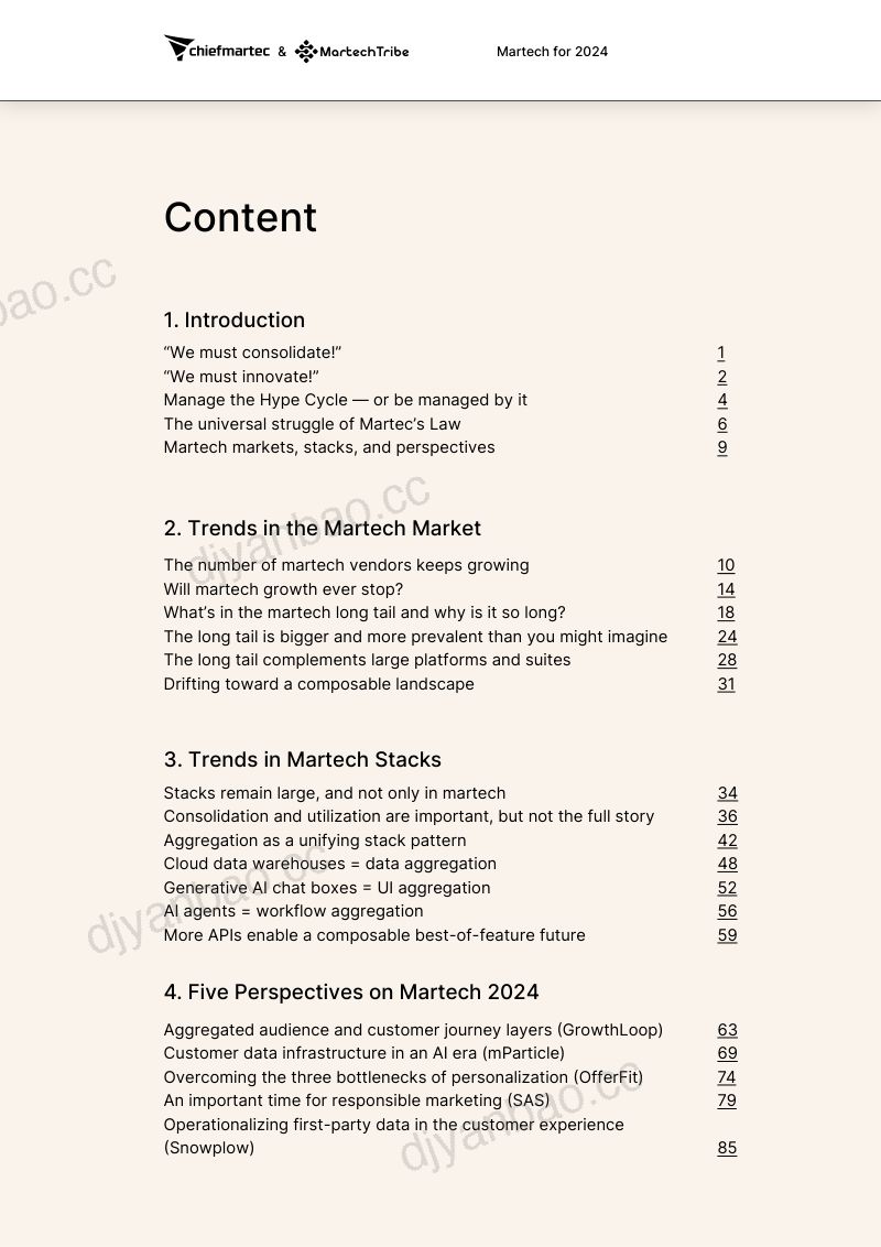 Chiefmartec & MartechTribe:2024年营销技术展望报告(英文版) 第3页
