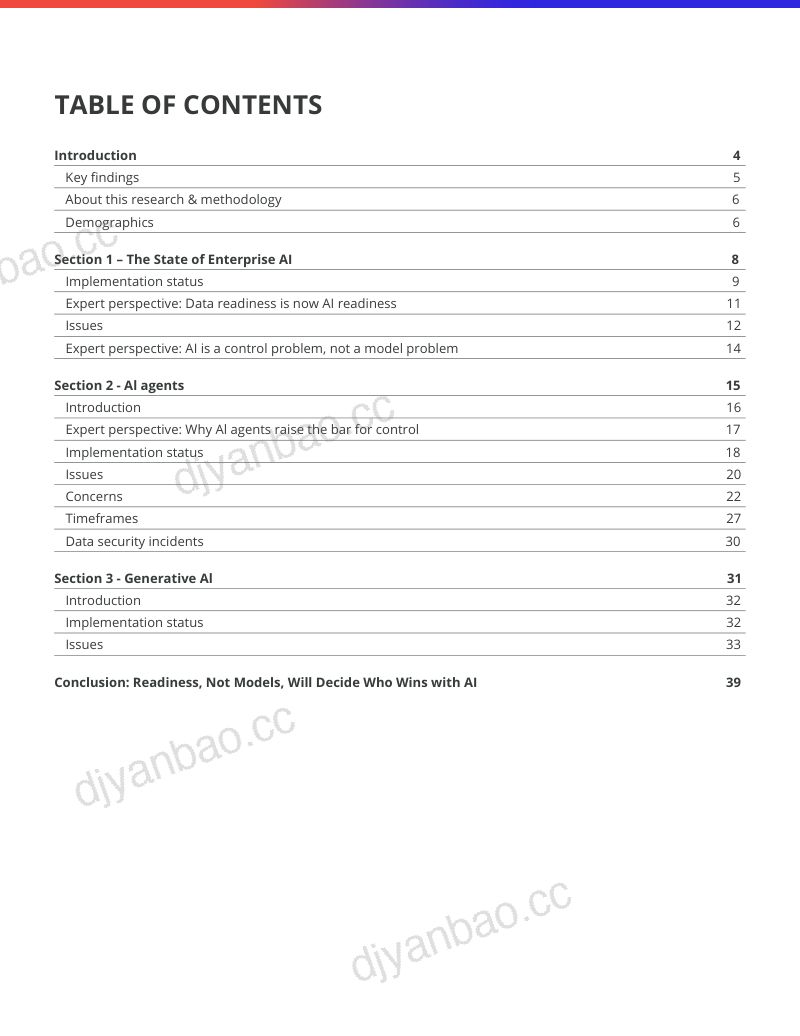 径点科技:2026 AI 现状报告:智能体时代下信任、管控与就绪度规模化建设(英文版) 第2页