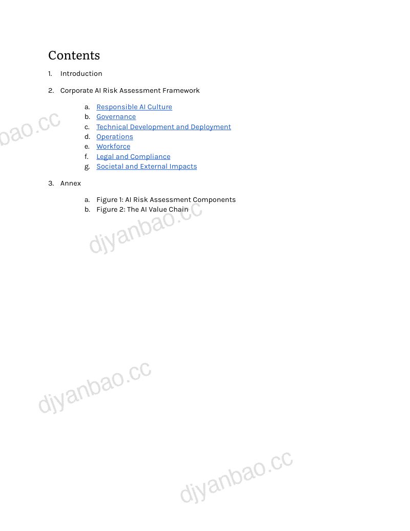 人工智能伙伴关系（PAI）：2026企业 AI 风险评估框架（草案）（英文版） 第2页