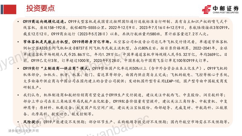 国产大飞机：C919商运向规模化迈进，万亿市场即将开启 第2页