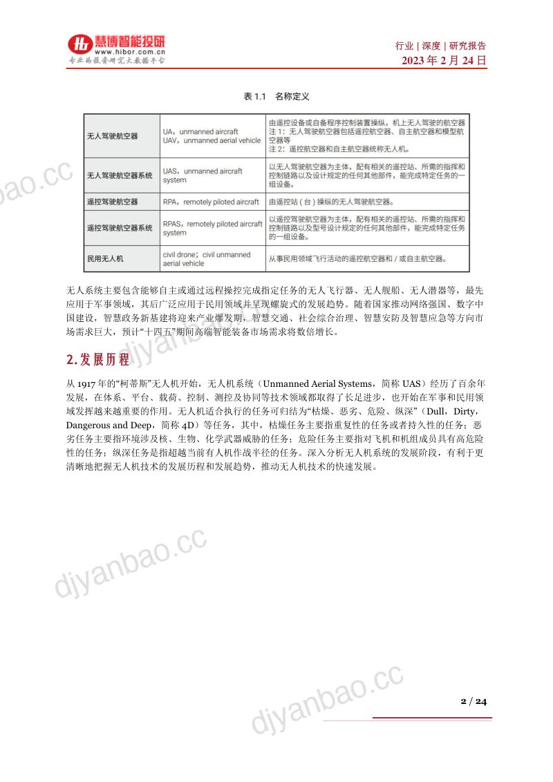 无人机行业深度驱动因素市场空间发展趋势产业链及相关公司深度梳理- 第2页