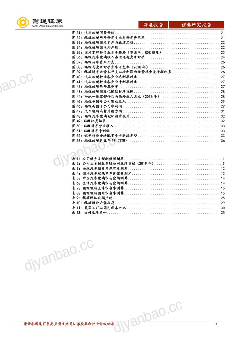 公司研究福耀玻璃-精益制造福耀天下- 第3页