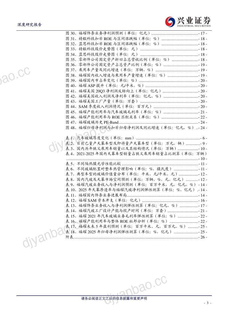 公司研究福耀玻璃-三重拐点全新福耀- 第3页