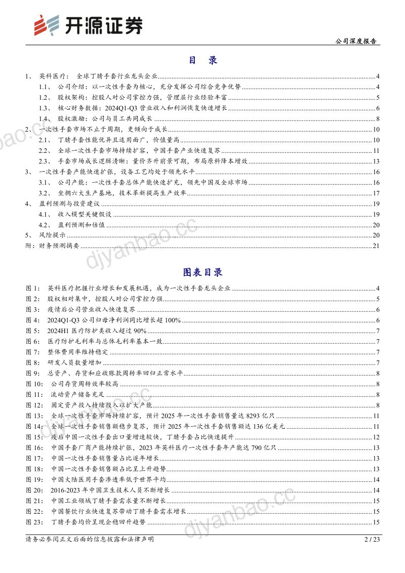 英科医疗-公司深度报告全球丁腈手套龙头精益成本管理海外建厂扩产筑建强大护城河- 第2页