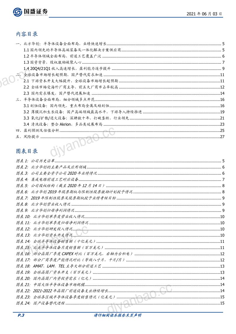 公司研究北方华创-国产设备龙头厂商进入放量加速起飞- 第3页