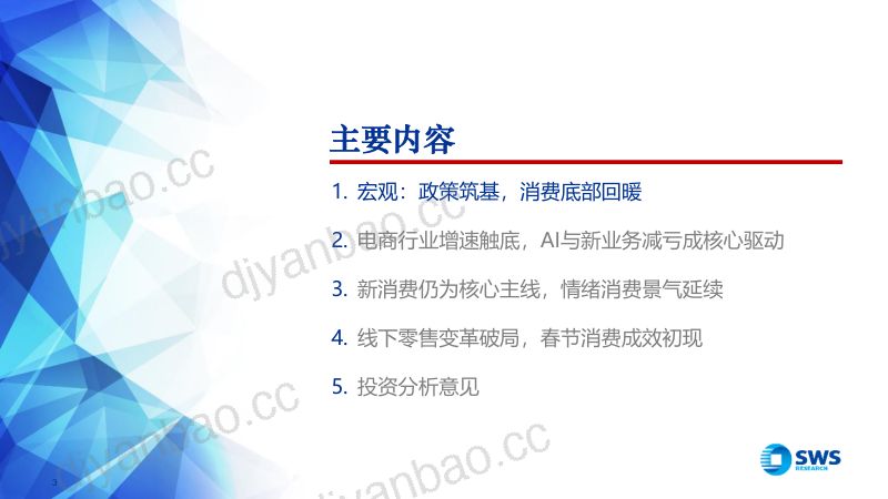 2026年春季电商零售行业投资策略消费拐点数智新生- 第3页
