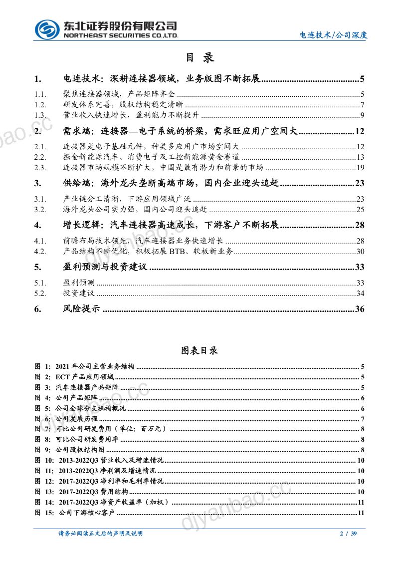 电连技术-公司研究报告-汽车智能化核心标的国内连接器行业引领者- 第2页