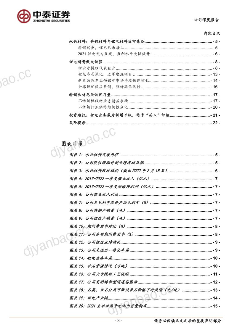 永兴材料-碳酸锂新贵向纵深发展- 第3页
