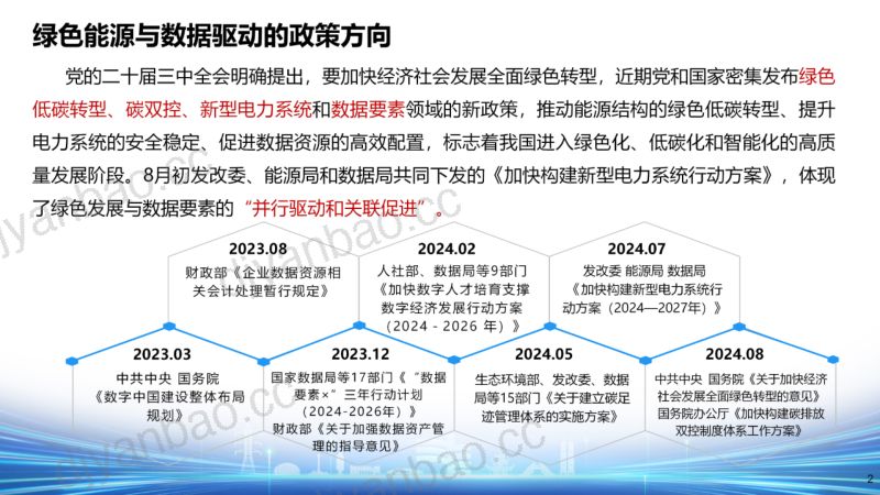 中国电力企业联合会大数据与统计分会：2024绿色能源发展与数据驱动研究报告 第2页