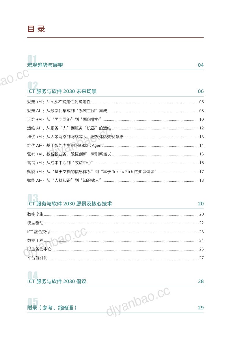 华为ICT服务与软件2030产业报告2024版 第3页