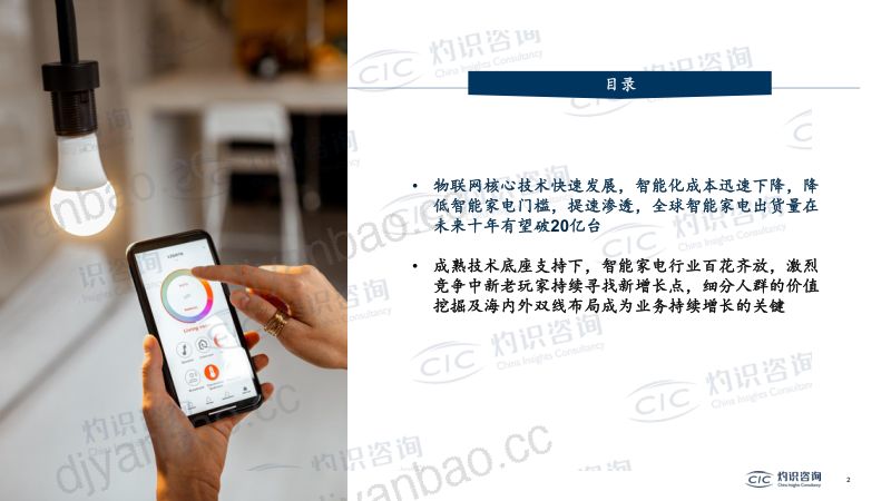 灼识咨询2022中国智能IoT家电设备行业蓝皮书 第2页