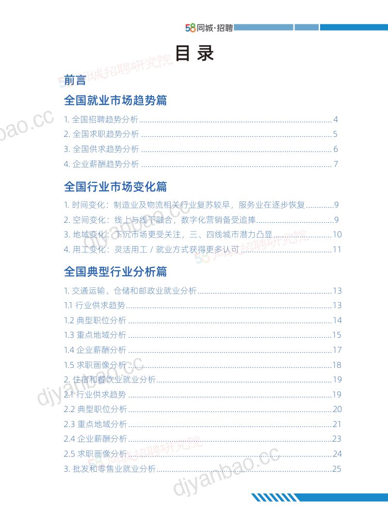 58同城：2020中国蓝领就业市场景气指数年度报告 第2页