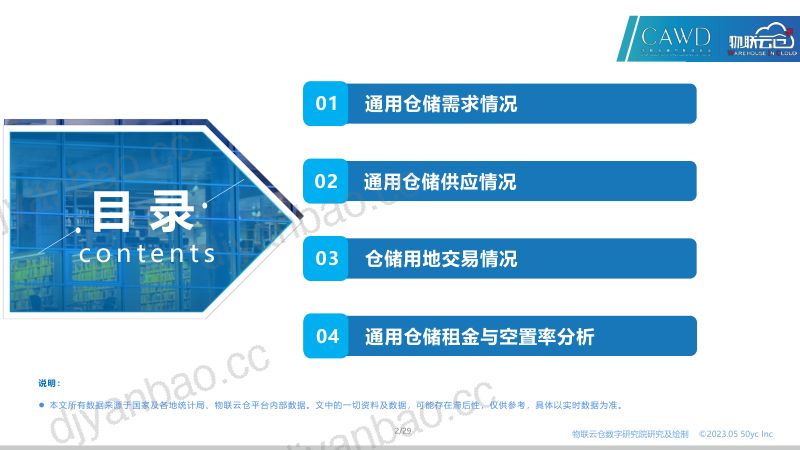 2023年4月中国通用仓储市场动态报告 第2页