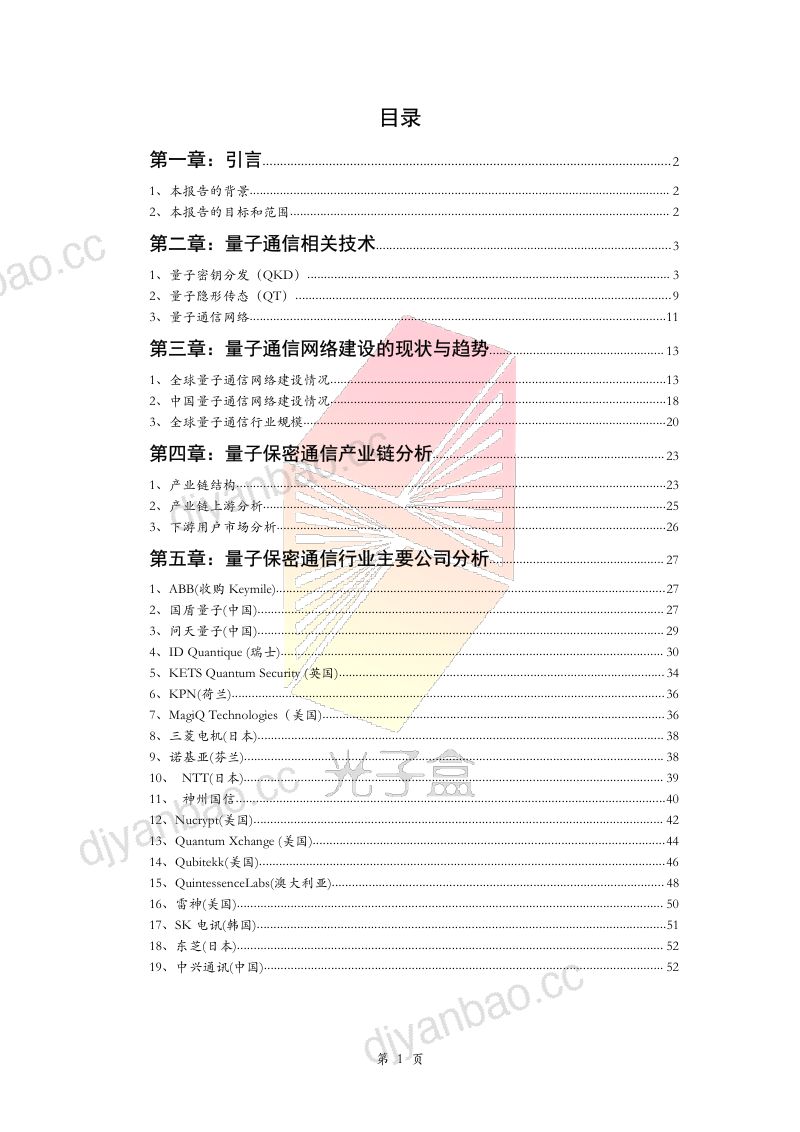 光子盒2020全球量子通信产业发展报告 第2页