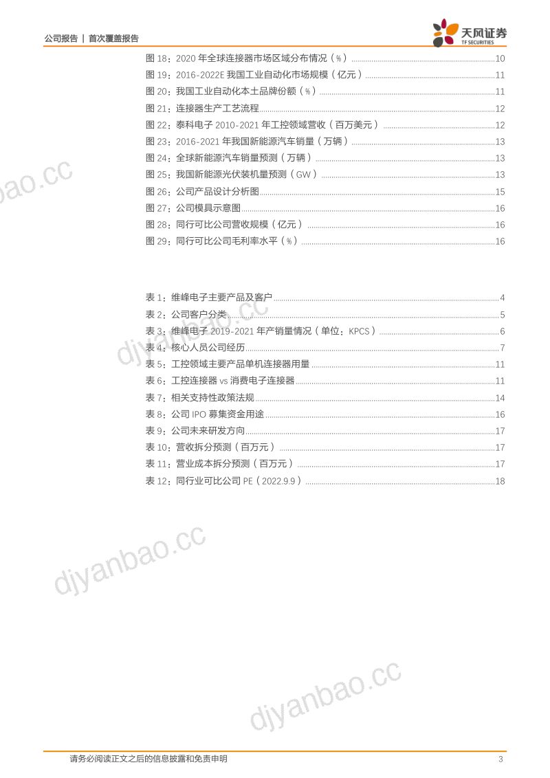 C维峰-国内工控连接器龙头三大下游驱动公司成长-220914 第3页