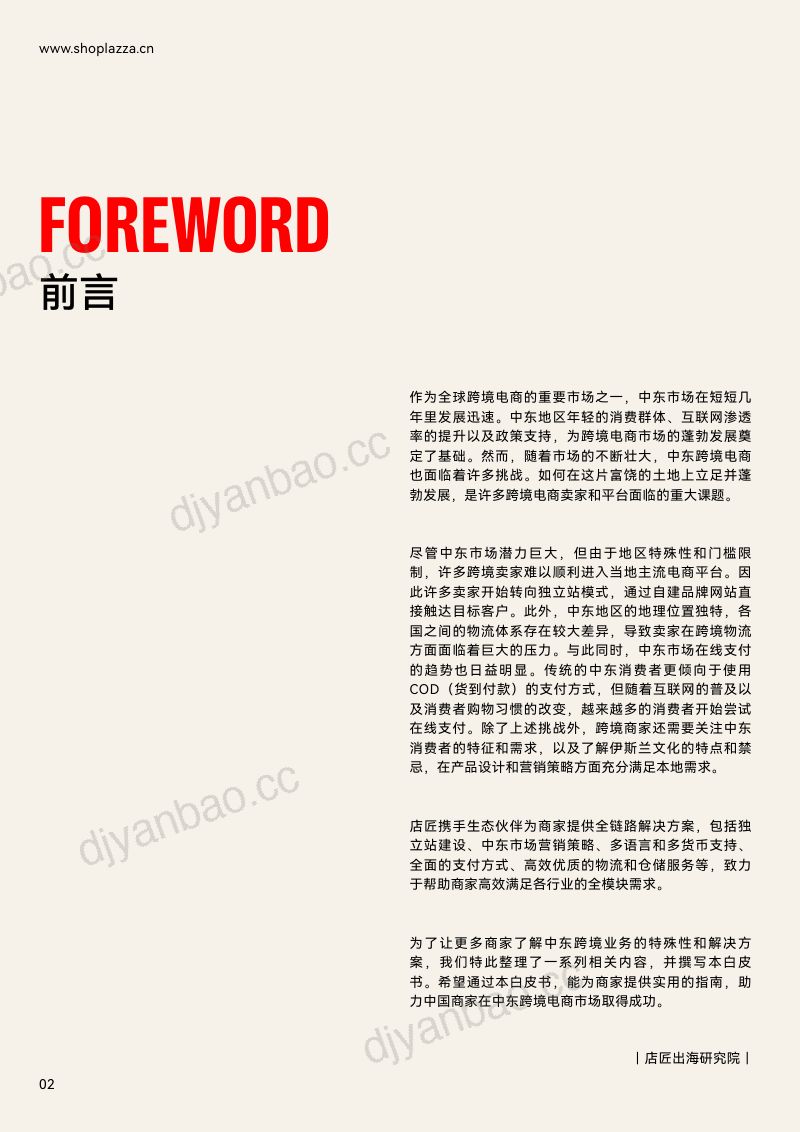 店匠科技独立站增长新动力-2023中东跨境电商白皮书 第2页
