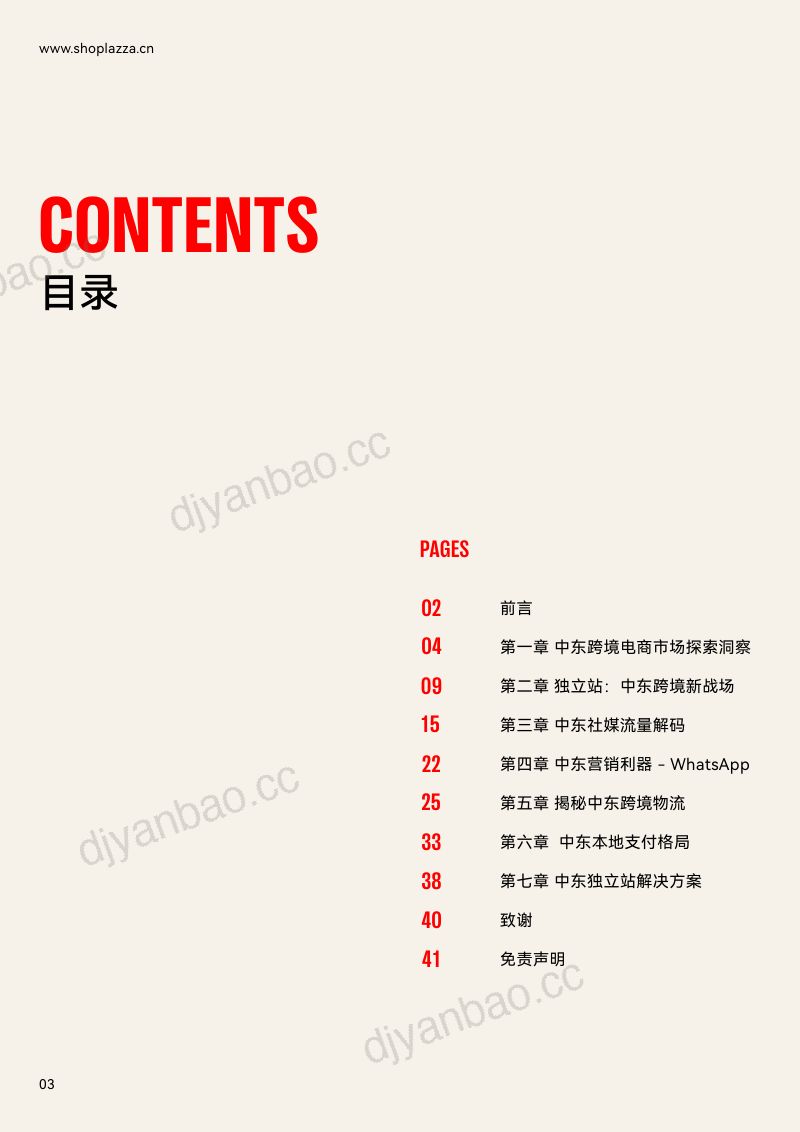 店匠科技独立站增长新动力-2023中东跨境电商白皮书 第3页