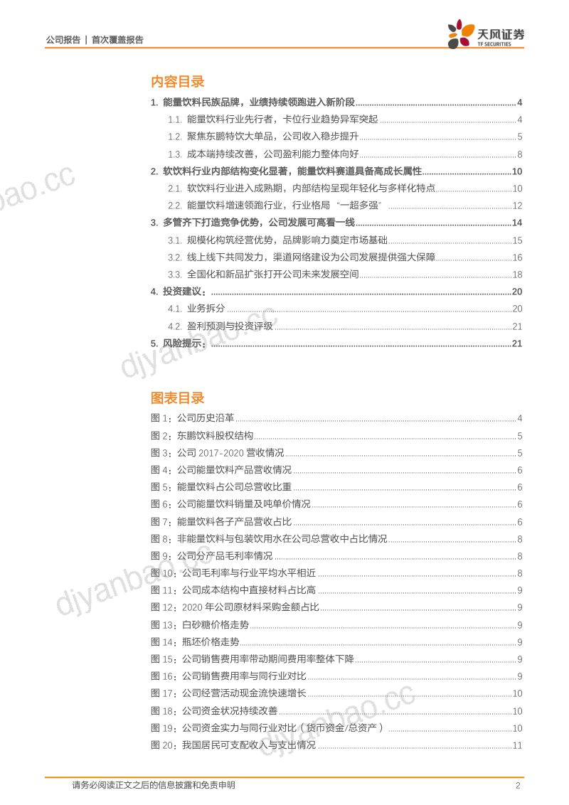 公司研究东鹏饮料-精准卡位功能饮料赛道上市为全国化腾飞插上翅膀- 第2页