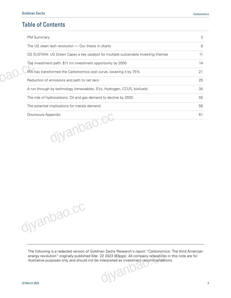 高盛2023碳经济学第三次美国能源革命研究报告英文版 第3页